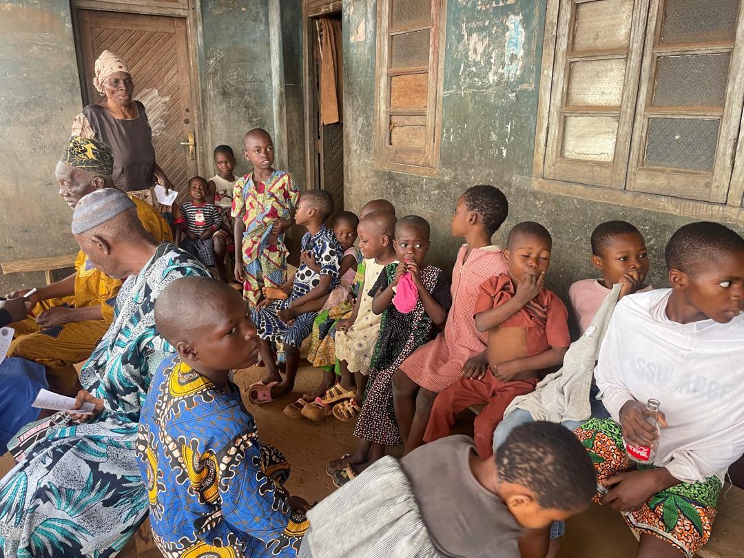A room full of children waiting to be seen